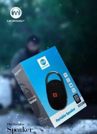 Microdigit MD652PS Mini Portable Wireless Speaker - Black