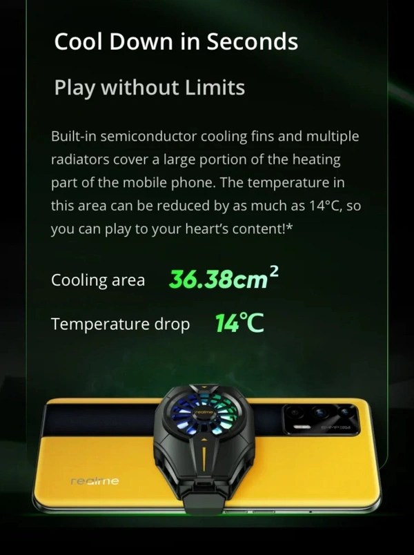 Realme Gaming Cooling Back Clip Neo