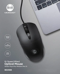 Microdigit MD250M Wired Mouse  - Black