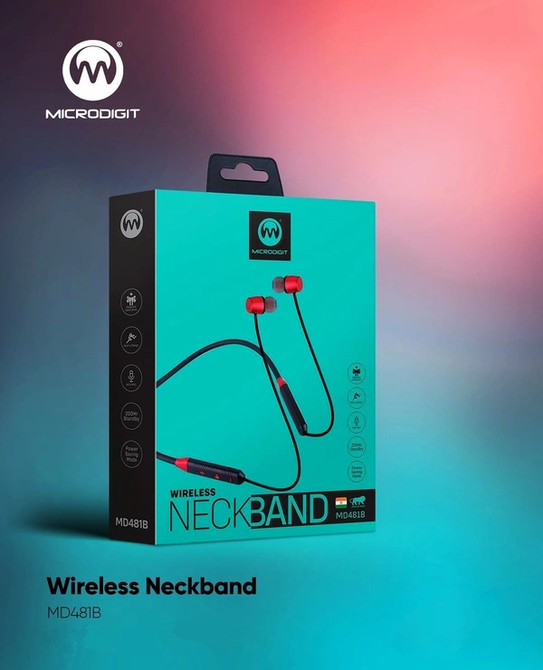 Microdigit MD481B Neckband  - Black