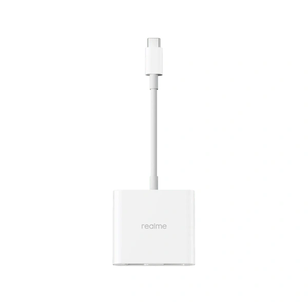 Realme USB 3.2 Gen 1 HDMI 1.4 Type-C Hub - White