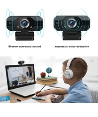 Heatz ZR80 Full HD 1080P Webcam - Black