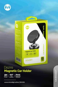 Microdigit DCH301 Magnetic Car Holder  - Black