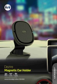 Microdigit DCH302 Magnetic Car Holder  - Black