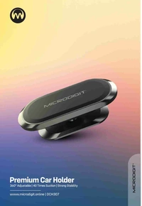 Microdigit DCH307 Magnetic Car Holder  - Black