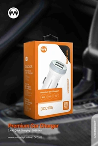 Microdigit DCC105 Car Charger  - White