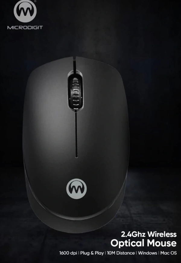 Microdigit MD225WM Wireless Mouse  - Blue/Black