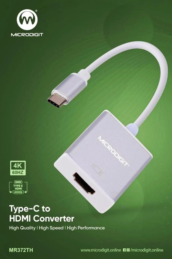 Microdigit MR372TH Type-C to HDMI Converter 