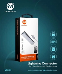 Microdigit MR361i  5-in-1 Lightning to Multi Port Connector 