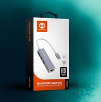 Microdigit MR358UH 4-in-1 TYPE-C to RJ45 + 3 Port USB Hub