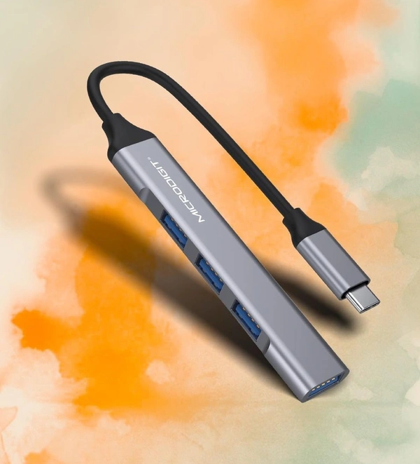 Microdigit MR356UH 4-in-1 Type-C to 4 Port USB Hub