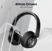 Boat ROCKERZ 450 Wireless Headphone - Black