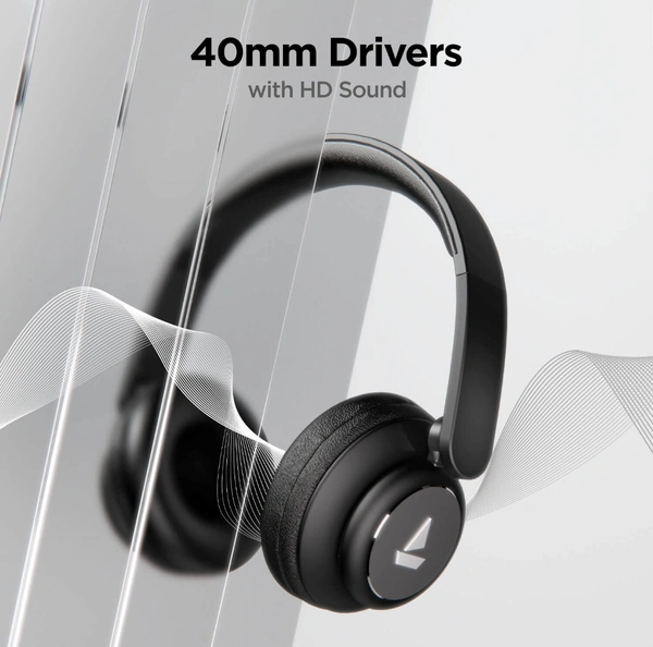Boat ROCKERZ 450 Wireless Headphone - Black