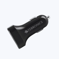 Zebronics ZEB CC242A3 Micro USB Car Charger  - Black