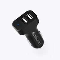 Zebronics ZEB CC242A3 Micro USB Car Charger  - Black