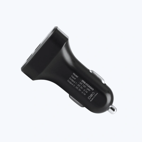 Zebronics ZEB CC242A3 Micro USB Car Charger  - Black
