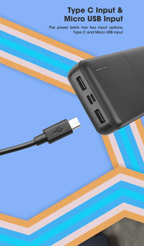 Zebronics ZEB MB20000 R3 20000 mAh Power Bank  - Black