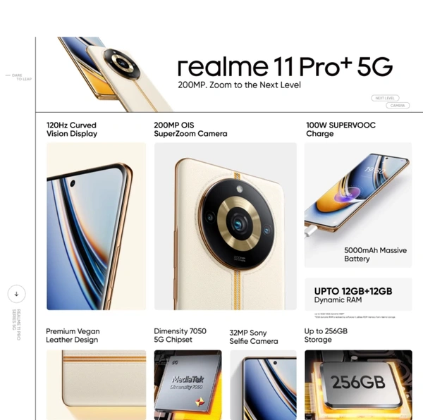 Realme 11pro+ 5g - 8/256gb