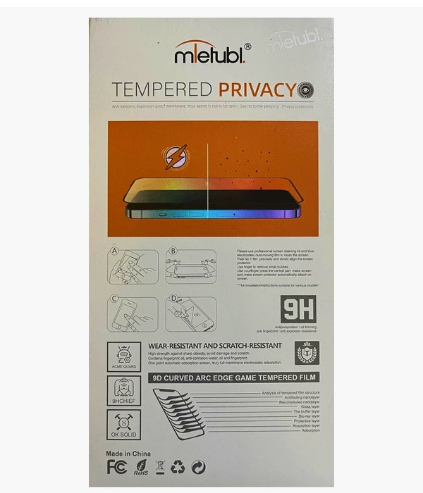 MLETUBL Privacy Glass Premium Quality 