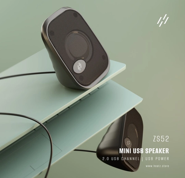 Heatz ZS52 Mini USB Speaker  - Black