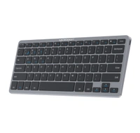 Microdigit MD313WK Bluetooth 5.0 + 2.4G Wireless Mini Keyboard  - Black