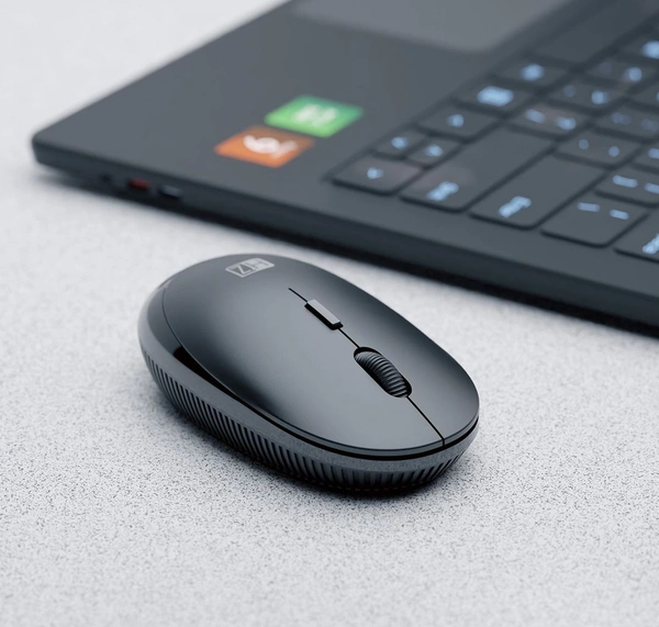Heatz ZM12 Wireless Dual Mouse with Bluetooth  - Black