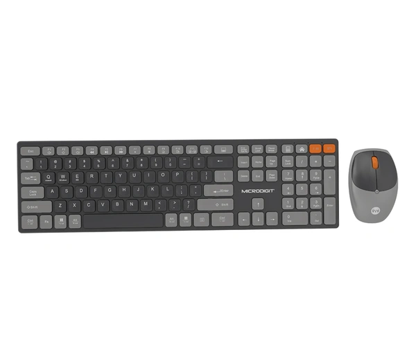 Microdigit MD318WK Wireless Keyboard and Mouse Combo With Bluetooth 
