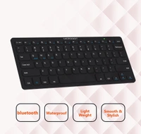 Microdigit MD319BK Mini 5.0 Bluetooth Wireless Keyboard  - Black