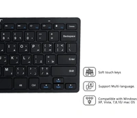 Microdigit MD319BK Mini 5.0 Bluetooth Wireless Keyboard  - Black