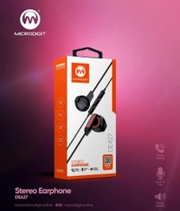 Microdigit DE427 Stereo Earphone  - Black