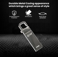 EVM EnStore 64GB Metal Pendrive  - Silver