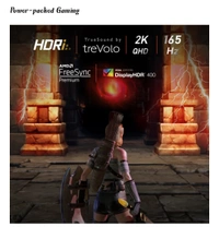 BenQ MOBIUZ EX2710Q QHD 27"(68cm) IPS Bezel-Less VESA DisplayHDR400 Gaming Monitor - Metalic Gray