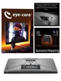 BenQ MOBIUZ EX2710Q QHD 27"(68cm) IPS Bezel-Less VESA DisplayHDR400 Gaming Monitor - Metalic Gray