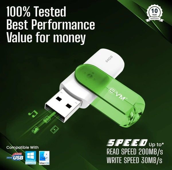 EVM EnStick 64GB USB 3.2 Gen 1 Pendrive