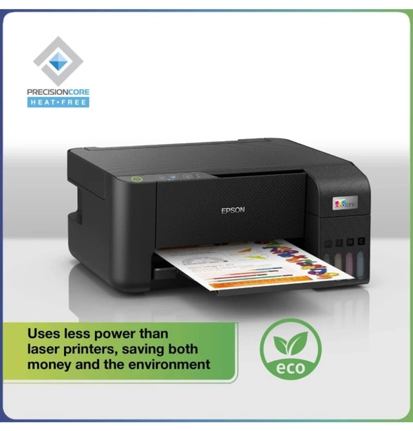 Epson EcoTank L3210 A4 All-in-One Ink Tank Printer - Black