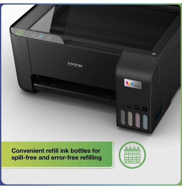 Epson EcoTank L3210 A4 All-in-One Ink Tank Printer - Black