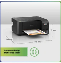 Epson EcoTank L3210 A4 All-in-One Ink Tank Printer - Black