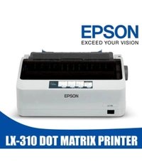 Epson LX-310 Dot Matrix Printer - White