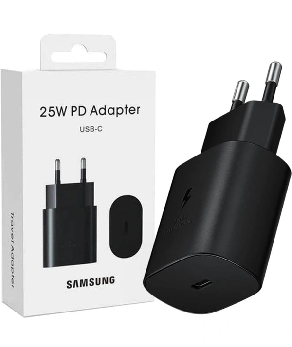 SAMSUNG Original 25W Type-C Power Adapter  - Black