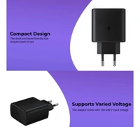 SAMSUNG Original 25W Type-C Power Adapter  - Black