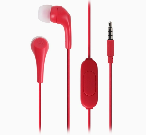 Motorola Earbuds 2 Wired Earphones - Red