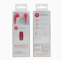 Motorola Earbuds 2 Wired Earphones - Red