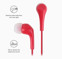 Motorola Earbuds 2 Wired Earphones - Red