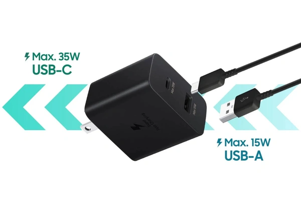 Samsung Original 35W Power Adapter Duo - Black