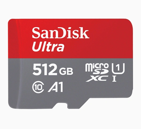 SanDisk Ultra 512GB microSDXC UHS-I, 150MB/s R, Memory Card
