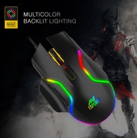 Ant Esports GM340 Wired Optical Gaming Mouse  - Black