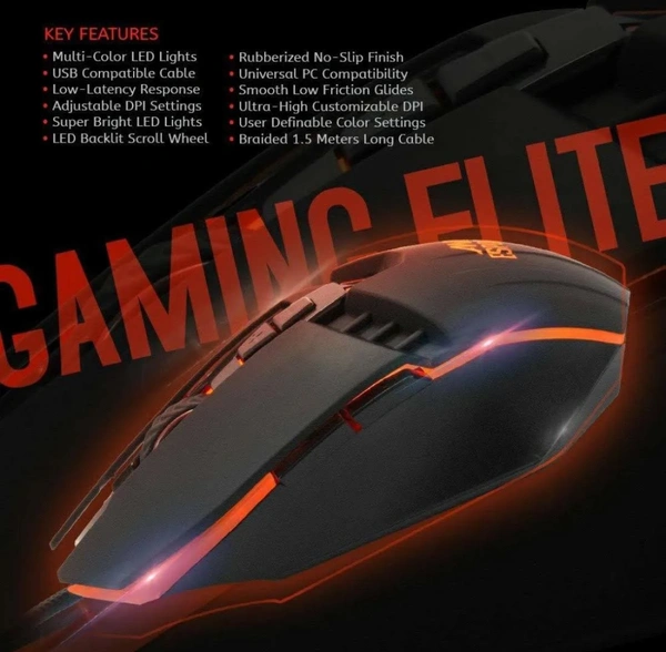 Ant Esports KM540 Gaming Backlit Wired Keyboard and Mouse Combo
