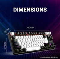 Ant Esports MK4500 Pro TKL Wireless Gaming Keyboard