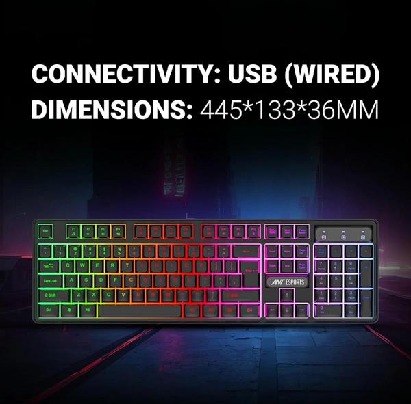 Ant Esports KM1650 Gaming Keyboard & Mouse Combo