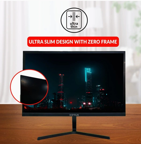 CP PLUS CP-UEM-22AH 22-Inch 1920×1080P FHD LED Monitor  - Black